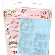 E.Mi NAILCRUST Pattern Slider Gold/White/Black #3 2 1134632351