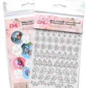 NAILCRUST Pattern Sliders #37 Flowers MIX #2 1 1134632361