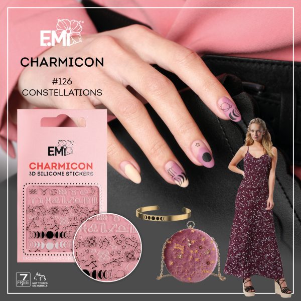 Charmicon 3D Silicone Stickers #126 Constellations - Imagen 2