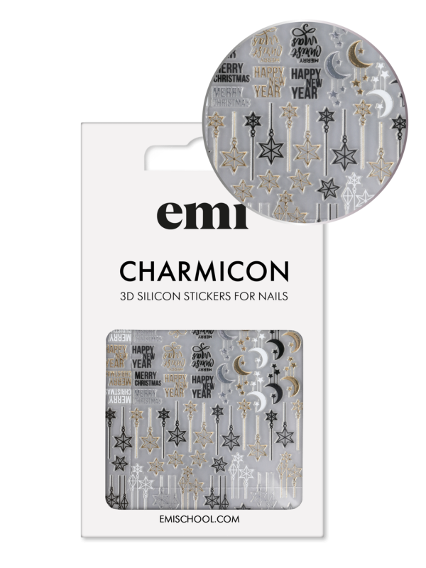 Charmicon 3D Silicone Stickers 199 Christmas Night