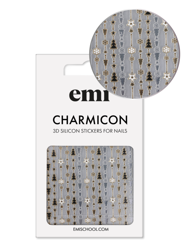 Charmicon 3D Silicone Stickers 200 Garland