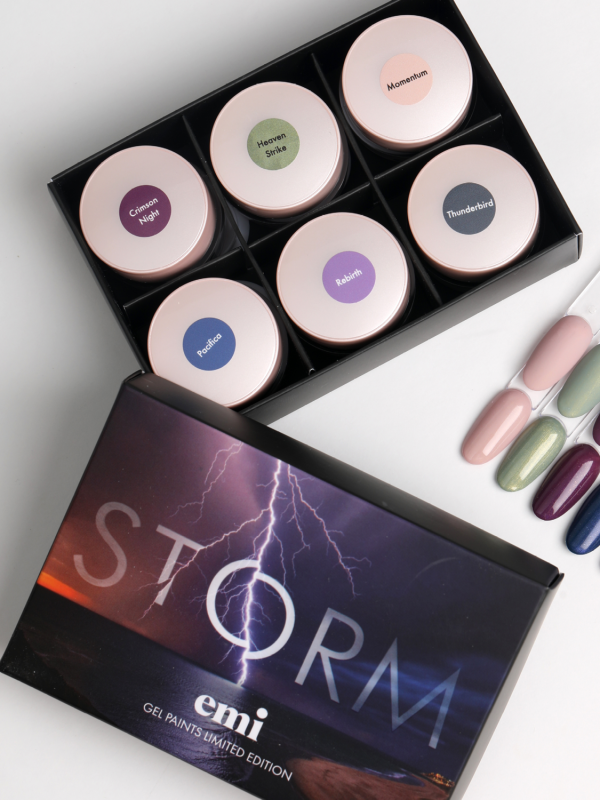 Set Storm gel paint