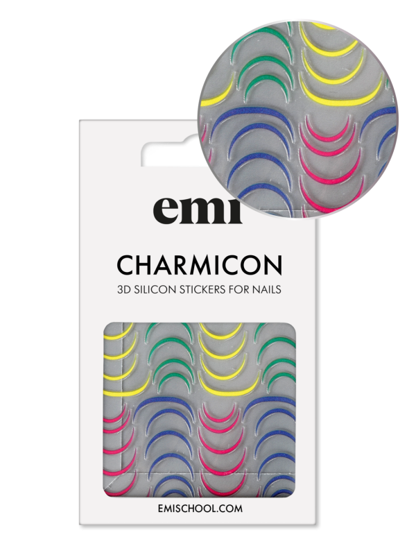 Charmicon 3D Silicone Stickers #205 Bright Lunula