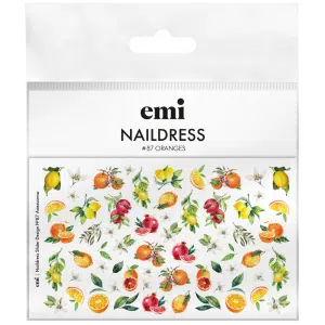 Naildress Slider Design #87 Oranges