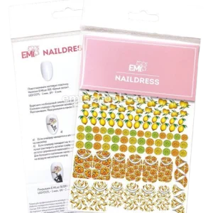 darianails Naildress Slider design 7 Citrus stiker