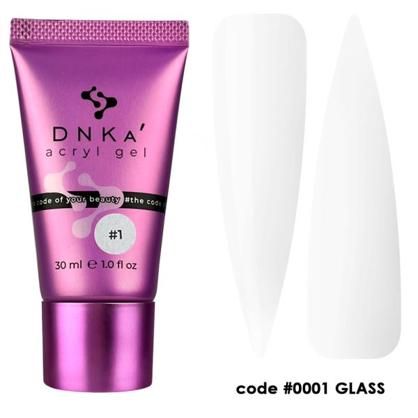 Acryl Gel  DNKA # 001 Glass 30 ml (TUBE) - Imagen 2