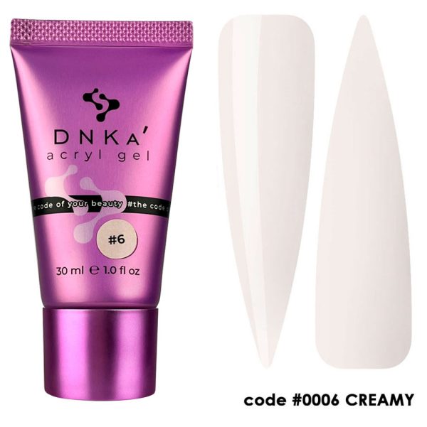 Acryl Gel DKNA #0006 Creamy30 ml (TUBE)