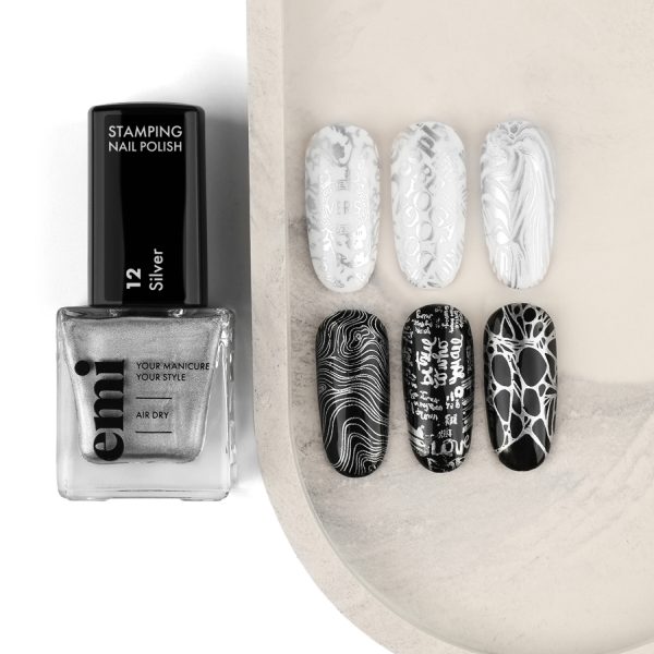 Nail Polish  for Stamping Plata 9 ml