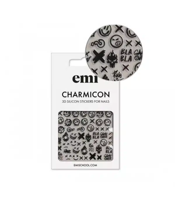 CHARMICON 3D SILICONE STICKERS #181 SMILE.