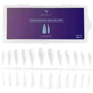 Tips de gel DNKa  L-Stilleto. 240ud.