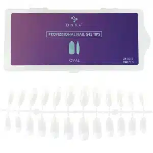 Tips de gel DNKa  Oval. 240ud.