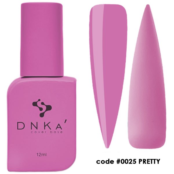 DNKa Cover Base. #0025 Pretty 12 ml