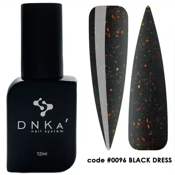 DNKa Cover Base. #0096 Black Dress 12 ml