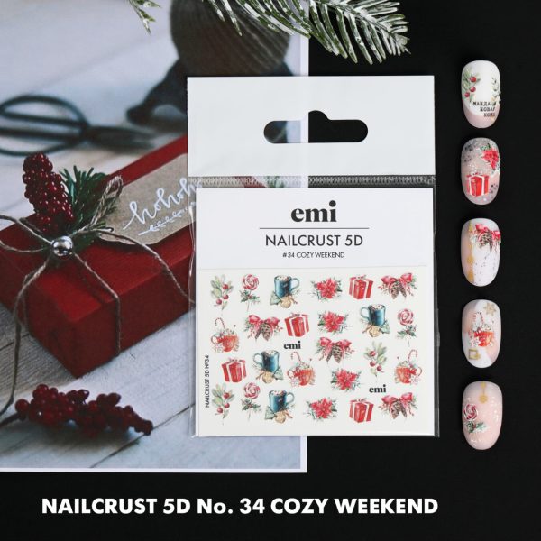 Nailcrust 5 D #34 Cozy Weekend - Imagen 2