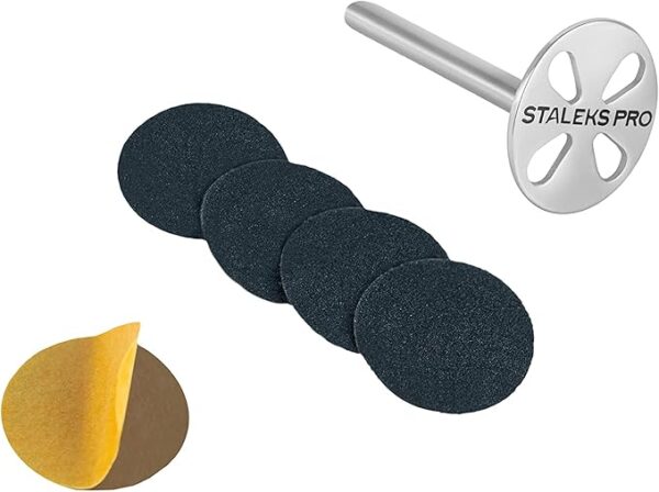 Staleks Recambios Para Pododisc de 25MM 100 GRIT 50 PCS SIZE L - Imagen 2