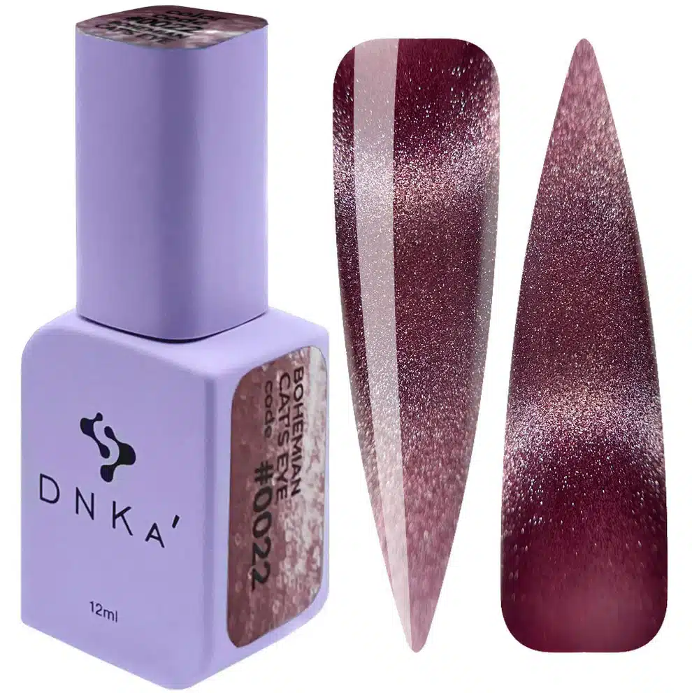 DNKa Esmalte semipermanente Ojo de Gato #0022 12ML 2 cats eye 0022