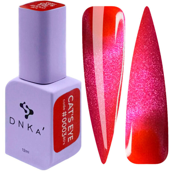 Esmalte semipermanente DNKA Ojo de gato Años 80 #0003