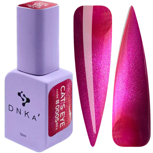 Esmaltes semipermanentes DNKA Ojo de gato Años 80 #0005